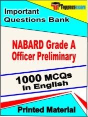 NABARD Grade A Officer Preliminary Exam Objective MCQ Book in English
