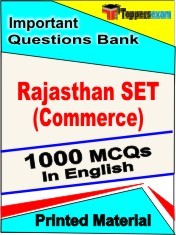 Rajasthan SET (Commerce) Book in English - Objective MCQ