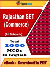 Rajasthan SET (Commerce) PDF Book in English - MCQ / Objective Questions