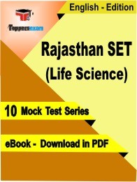 eBook of RAJASTHAN SET (LIFE SCIENCE) Exam (10 Mock Test/Practice Set) in PDF Format in English
