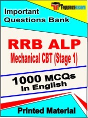 RRB ALP Mechanical (CBT Stage 1)  Book in English - Objective MCQ
