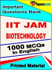IIT JAM Biotechnology Exam 1000 Objective MCQ / Question Bank in English Book / Printed Material.