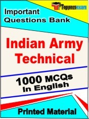 Indian Army Technical Exam Objective MCQ Book in English