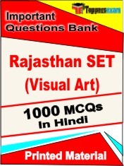 Rajasthan SET (Visual Art) Exam 1000 Objective MCQ / Question Bank in Hindi Book / Printed Material.