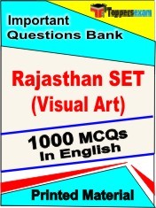 Rajasthan SET (Visual Art) Exam 1000 Objective MCQ / Question Bank in English Book / Printed Material.
