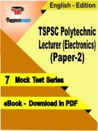 TSPSC POLYTECHNIC LECTURER (ELECTRONICS) (PAPER 2) PDF Book In English