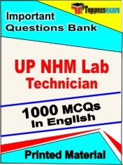 UP NHM Lab Technician Exam 1000 Objective MCQ / Question Bank in English Book / Printed Material.