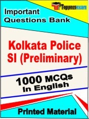 Kolkata Police SI Prelims Book in English - Objective MCQ