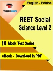 eBook of REET Social Science Level 2 Exam (10 Mock Test/Practice Set) in PDF Format in English