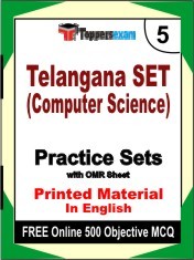 Telangana SET (Computer Science) Exam 5 Mock Test / Practice Sets Book English & FREE Online 500 Objective MCQ.