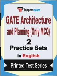 GATE Architecture and Planning (Only MCQ) Book in English - Question Paper / Practice Set