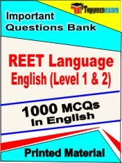 REET Language English (Level 1 & 2) Exam  Book in English - Objective MCQ