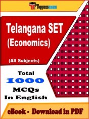 EBook of TELANGANA SET (ECONOMICS) Exam (Objective Questions /MCQ) PDF in English