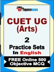 CUET UG (Arts) Book in English - Question Paper / Practice Set