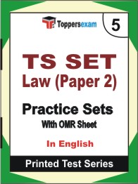 TS SET Law (Paper 2) Book in English - Mock Test / Practice Set