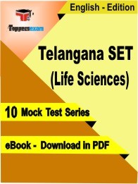TS SET Life Sciences Exam PDF Book In English - Mock Test/Practice Set