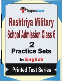 Rashtriya Military School Admission (Class 6) Book in English - Question Paper / Practice Set