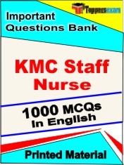 KMC Staff Nurse Exam 1000 Objective MCQ / Question Bank in English Book / Printed Material.