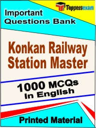 Konkan Railway Station Master Exam Book in English - Objective MCQ