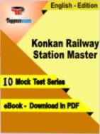 Konkan Railway Station Master Exam PDF Book In English - Mock Test/Practice Set
