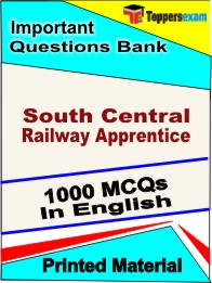 South Central Railway Apprentice Book in English - Objective MCQ