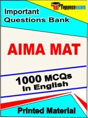AIMA MAT Exam 1000 Objective MCQ / Question Bank in English Book / Printed Material.