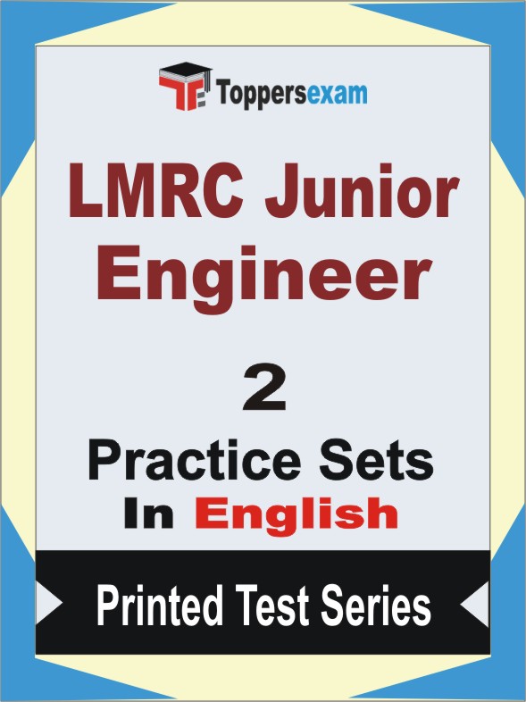 LMRC Junior Engineer (Civil) Book in English - Question Paper / Practice Set