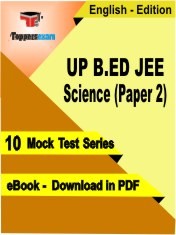 eBook of UP B.ED JEE Science Paper 2 Exam (10 Mock Test/Practice Set) in PDF Format in English