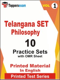 Telangana SET Philosophy Book in English - Practice Set (VOL.1)