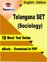 eBook of TELANGANA SET (SOCIOLOGY) Exam (10 Mock Test/Practice Set) in PDF Format in English