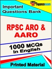 RPSC ARO & AARO Exam 1000 Objective MCQ / Question Bank in English Book / Printed Material.