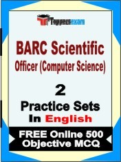 BARC Scientific Officer (Computer Science) Exam 2 Mock Test / Practice Sets Book English & FREE Online 500 Objective MCQ.