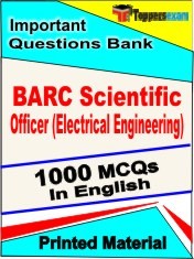BARC Scientific Officer (Electrical Engineering) Exam 1000 Objective MCQ / Question Bank in English Book / Printed Material.