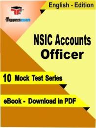 eBook of NSIC ACCOUNTS OFFICER Exam (10 Mock Test/Practice Set) in PDF Format in English