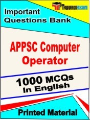 APPSC Computer Operator Book in English - Objective MCQ