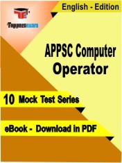 eBook of APPSC COMPUTER OPERATOR Exam (10 Mock Test/Practice Set) in PDF Format in English