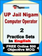 UP Jail Nigam Computer Operator Test Book in English - Question Paper / Practice Set
