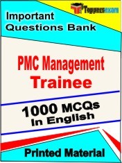 PMC Management Trainee Exam 1000 Objective MCQ / Question Bank in English Book / Printed Material.