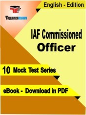 eBook of IAF COMMISSIONED OFFICER Exam (10 Mock Test/Practice Set) in PDF Format in English
