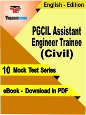 eBook of PGCIL ASSISTANT ENGINEER TRAINEE (CIVIL) Exam (10 Mock Test/Practice Set) in PDF Format in English