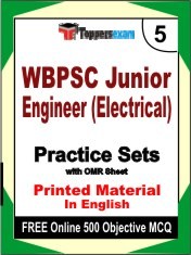 WBPSC Junior Engineer (Electrical) Exam 5 Mock Test / Practice Sets Book English & FREE Online 500 Objective MCQ.