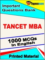 TANCET MBA Exam  Book in English - Objective MCQ