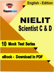 eBook of NIELIT Scientist C & D Exam (10 Mock Test/Practice Set) in PDF Format in English