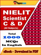 EBook of NIELIT SCIENTIST C & D Exam (Objective Questions /MCQ) PDF in English