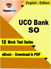eBook of UCO Bank SO Exam (10 Mock Test/Practice Set) in PDF Format in English