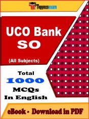 EBook of UCO BANK SO Exam (Objective Questions /MCQ) PDF in English
