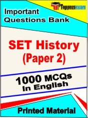 SET History (Paper 2) Book in English - Objective MCQ