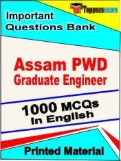 Assam PWD Graduate Engineer Exam 1000 Objective MCQ / Question Bank in English Book / Printed Material.