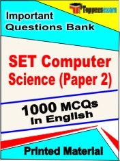 SET Computer Science (Paper 2) Exam 1000 Objective MCQ / Question Bank in English Book / Printed Material.