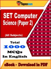 EBook of SET COMPUTER SCIENCE (PAPER 2) Exam (Objective Questions /MCQ) PDF in English